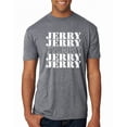 thumbnail image 1 of Wild Bobby Jerry Springer 90's TV Talk Show Host Jerry Jerry Chant Famous People Mens Premium Tri Blend Tee, Premium Heather, Medium, 1 of 6
