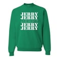 thumbnail image 1 of Wild Bobby Jerry Springer 90's TV Talk Show Host Jerry Jerry Chant Famous People Unisex Crewneck Sweatshirt, Kelly, X-Large, 1 of 6