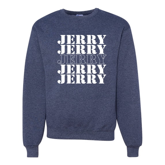 Wild Bobby Jerry Springer 90's TV Talk Show Host Jerry Jerry Chant Famous People Unisex Crewneck Sweatshirt, Vintage Heather Navy, X-Large