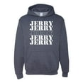 thumbnail image 1 of Wild Bobby Jerry Springer 90's TV Talk Show Host Jerry Jerry Chant Famous People Unisex Hoodie Sweatshirt, Vintage Heather Navy, XX-Large, 1 of 6