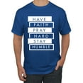 thumbnail image 1 of Wild Bobby, Jesus El Camino La Verdad La Vida Inspirational/Christian Men Graphic Tee, Royal, X-Large, 1 of 6
