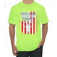 thumbnail image 1 of Wild Bobby, Jesus Flower Script Inspirational/Christian Men Graphic Tee, Safety Green, XX-Large, 1 of 6