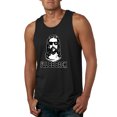 thumbnail image 1 of Wild Bobby Jesus: Ill Be Back Inspirational/Christian Men Graphic Tank Top, Black, Small, 1 of 5