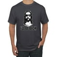 thumbnail image 1 of Wild Bobby Jesus: Ill Be Back Inspirational/Christian Men Graphic Tee, Charcoal, 5X-Large, 1 of 5
