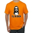 thumbnail image 1 of Wild Bobby Jesus: Ill Be Back Inspirational/Christian Men Graphic Tee, Orange, Medium, 1 of 5
