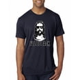 thumbnail image 1 of Wild Bobby Jesus: Ill Be Back Inspirational/Christian Men Premium Tri Blend Tee, Vintage Navy, XX-Large, 1 of 5