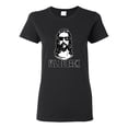 thumbnail image 1 of Wild Bobby Jesus: Ill Be Back Inspirational/Christian Women Graphic Tee, Black, Small, 1 of 5