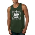 thumbnail image 1 of Wild Bobby, Jesus Is The Anchor Of My Life, Inspirational/Christian, Men Graphic Tank Top, Forest Green, Medium, 1 of 4