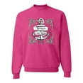 thumbnail image 1 of Wild Bobby, Jesus Is The Anchor Of My Life, Inspirational/Christian, Unisex Crewneck Graphic Sweatshirt, Fuschia, X-Large, 1 of 4