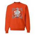 thumbnail image 1 of Wild Bobby, Jesus Is The Anchor Of My Life, Inspirational/Christian, Unisex Crewneck Graphic Sweatshirt, Orange, Medium, 1 of 4