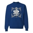 thumbnail image 1 of Wild Bobby, Jesus Is The Anchor Of My Life, Inspirational/Christian, Unisex Crewneck Graphic Sweatshirt, Royal, 3X-Large, 1 of 4