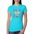 thumbnail image 1 of Wild Bobby, Jesus Is The Anchor Of My Life, Inspirational/Christian, Women Slim Fit Junior Tee, Tahiti Blue, X-Large, 1 of 4