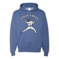 thumbnail image 1 of Wild Bobby, Jesus Saves Baseball Pitcher Reliever, Inspirational/Christian, Unisex Graphic Hoodie Sweatshirt, Vintage Heather Blue, 3XL, 1 of 3