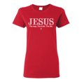 thumbnail image 1 of Wild Bobby Jesus the Way. The Truth. The Life Inspirational/Christian Women Graphic Tee, Red, X-Large, 1 of 5