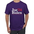 thumbnail image 1 of Wild Bobby, Joe Biden 2024 Presidential Campaign Political Men's Tee, Purple, XX-Large, 1 of 6