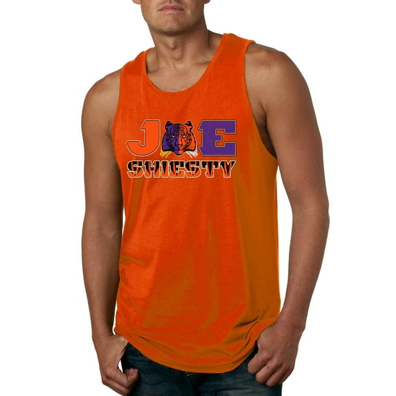 Wild Bobby Joe Sheisty Cincinnati Football Sports Men Graphic Tank Top, Orange, Small