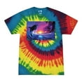 thumbnail image 1 of Wild Bobby, Jumping Whale During Beach Sunset, Animal Lover, Tie-Dye Tees, Reactive Rainbow, Small, 1 of 3