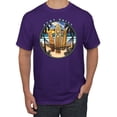 thumbnail image 1 of Wild Bobby, Just Chill Surfing Sports Men's Graphic T-Shirt, Purple, 3XL, 1 of 3