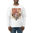 thumbnail image 1 of Wild Bobby,Kansas City Fan KC Fantasy Football Sports, Mens Long Sleeve Shirt, White, Large, 1 of 3