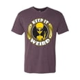 thumbnail image 1 of Wild Bobby Keep It Weird Alien Men Premium Tri Blend Tee, 1 of 5
