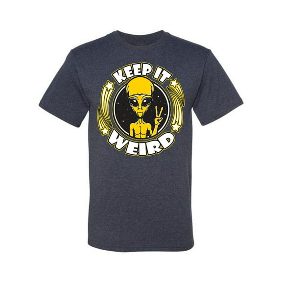 Wild Bobby Keep It Weird Alien Men Tee
