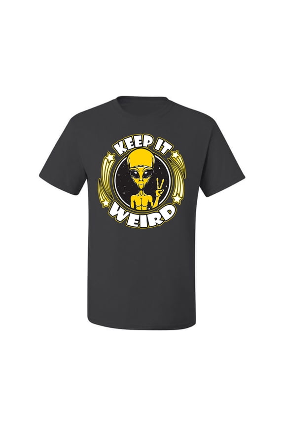 Keep It Weird Alien Men Tee