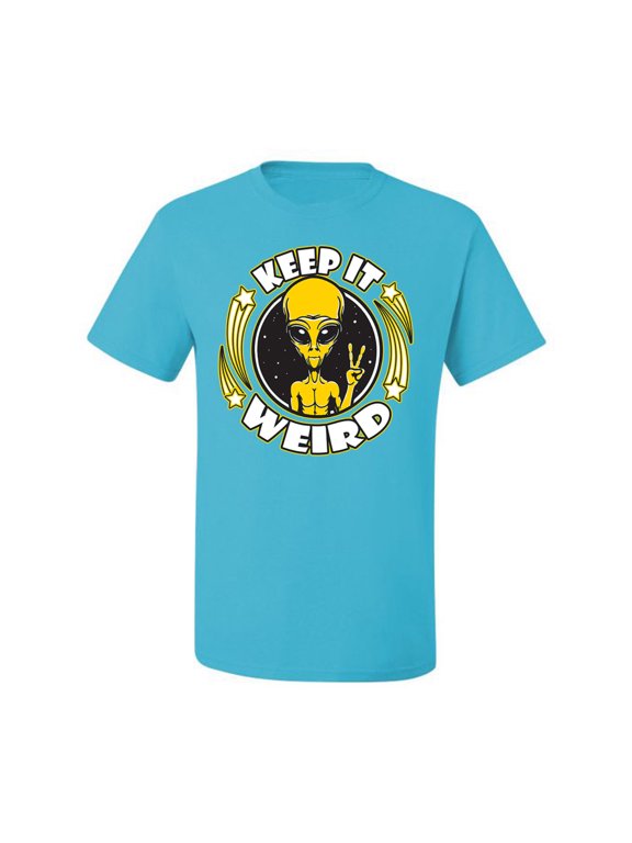 Keep It Weird Alien Men Tee