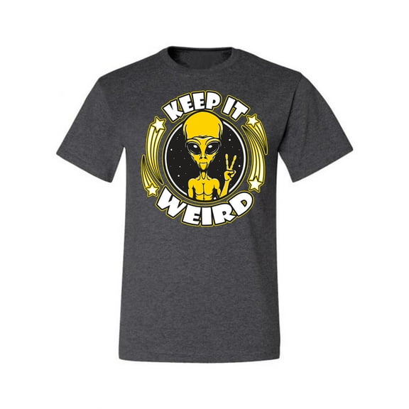 Wild Bobby Keep It Weird Alien Men Tee