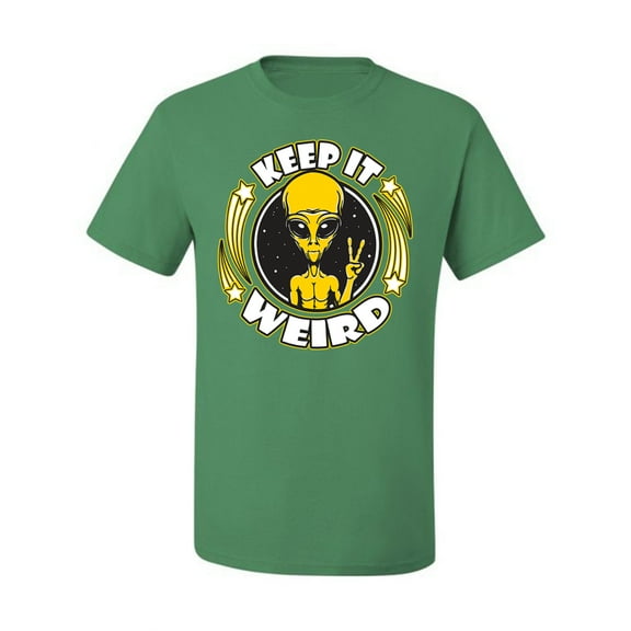 Wild Bobby Keep It Weird Alien Men Tee