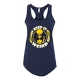 thumbnail image 1 of Wild Bobby Keep It Weird Alien Women Racerback Tank Top, 1 of 6