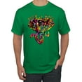thumbnail image 1 of Wild Bobby, Keep It Wild Colorful Elephant Face Animal Lover Men's Graphic T-Shirt, Kelly, Medium, 1 of 3