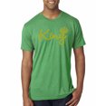 thumbnail image 1 of Wild Bobby, King Gold Script, Pop Culture, Men Premium Tri Blend Tee, Envy, Small, 1 of 4