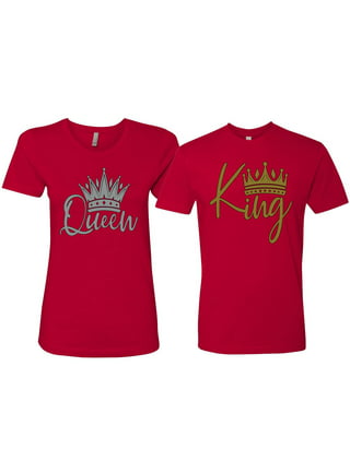 King And Queen Couple T Shirts