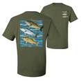 thumbnail image 1 of Wild Bobby, Largemouth Striped Smallmouth Big Bass Fish Fishing Graphic T-Shirt, 1 of 1