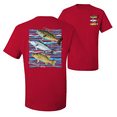 thumbnail image 1 of Wild Bobby, Largemouth Striped Smallmouth Big Bass Fish Fishing Graphic T-Shirt, 1 of 1