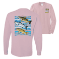 thumbnail image 1 of Wild Bobby, Largemouth Striped Smallmouth Big Bass Fish Fishing Mens Long Sleeve Shirt, 1 of 1