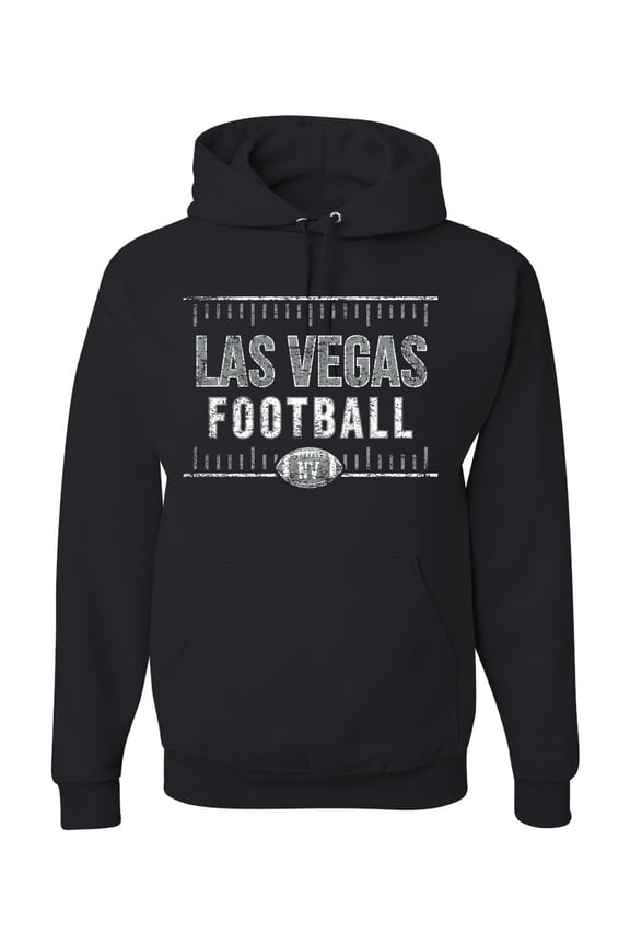 Las Vegas LAV Hometown City Football Fan Pride Sports Unisex Graphic Hoodie Sweatshirt, Black, Small
