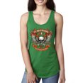 thumbnail image 1 of Wild Bobby, Lead Follow or Get The Hell Out Of The Way MC 1969 Motorcycle Pop Culture Ladies Racerback Tank Top, Kelly, Small, 1 of 3