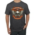 thumbnail image 1 of Wild Bobby, Lead Follow or Get The Hell Out Of The Way MC 1969 Motorcycle Pop Culture Men's Graphic T-Shirt, Heather Black, X-Large, 1 of 3