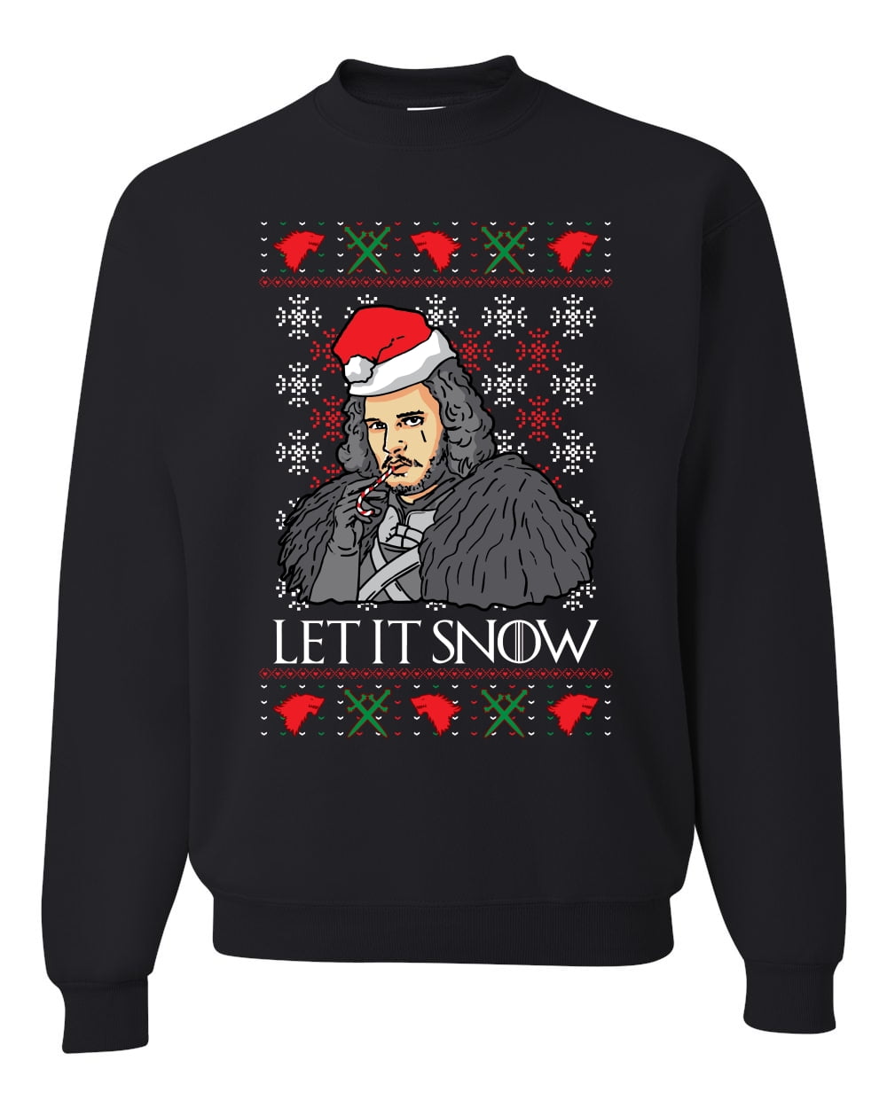 Let it snow jon snow best sale sweater