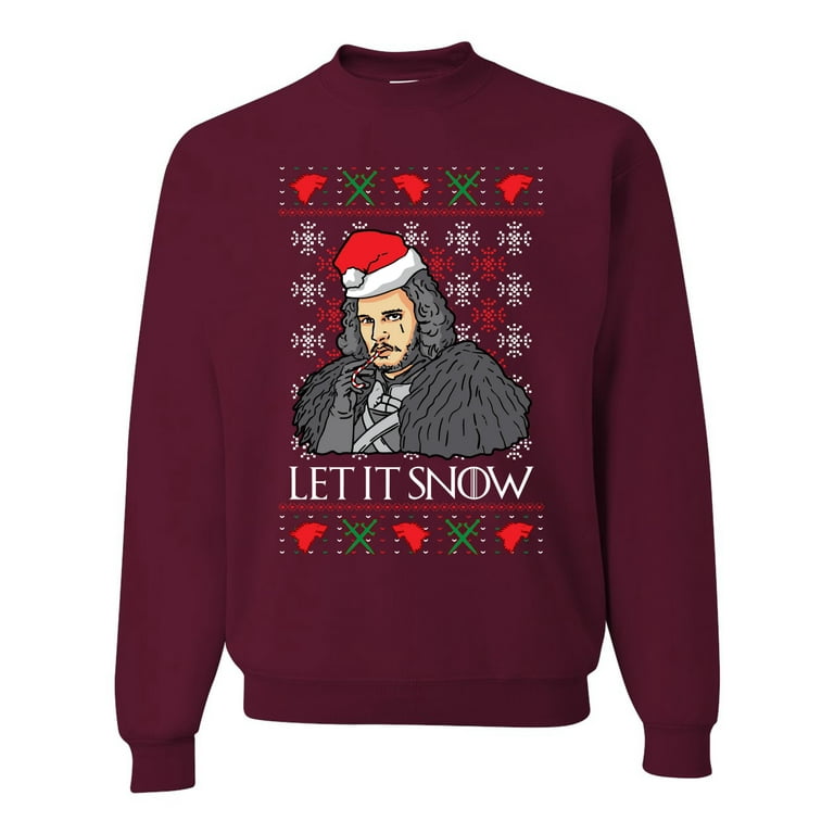 Jon snow 2025 ugly christmas sweater