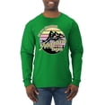 thumbnail image 1 of Wild Bobby Let Our Classroom Adventure Begin Mountain Sunset Light Colors Pop Culture Men Long Sleeve Shirt, Kelly, XX-Large, 1 of 6