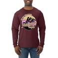thumbnail image 1 of Wild Bobby Let Our Classroom Adventure Begin Mountain Sunset Light Colors Pop Culture Men Long Sleeve Shirt, Maroon, Medium, 1 of 6