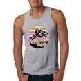 thumbnail image 1 of Wild Bobby Let Our Classroom Adventure Begin Mountain Sunset Light Colors Pop Culture Men Tank Top, Heather Grey, Medium, 1 of 6