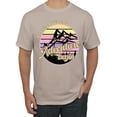thumbnail image 1 of Wild Bobby Let Our Classroom Adventure Begin Mountain Sunset Light Colors Pop Culture Men Tee, Sandstone, Large, 1 of 6
