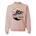 thumbnail image 1 of Wild Bobby Let Our Classroom Adventure Begin Mountain Sunset Light Colors Pop Culture Unisex Crewneck Sweatshirt, Blush Pink, XX-Large, 1 of 6