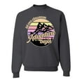 thumbnail image 1 of Wild Bobby Let Our Classroom Adventure Begin Mountain Sunset Light Colors Pop Culture Unisex Crewneck Sweatshirt, Charcoal, X-Large, 1 of 6