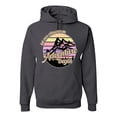 thumbnail image 1 of Wild Bobby Let Our Classroom Adventure Begin Mountain Sunset Light Colors Pop Culture Unisex Hoodie Sweatshirt, Charcoal, 3X-Large, 1 of 6