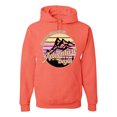 thumbnail image 1 of Wild Bobby Let Our Classroom Adventure Begin Mountain Sunset Light Colors Pop Culture Unisex Hoodie Sweatshirt, Sunset Coral, 3X-Large, 1 of 6