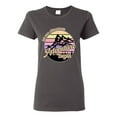 thumbnail image 1 of Wild Bobby Let Our Classroom Adventure Begin Mountain Sunset Light Colors Pop Culture Women Graphic Tee, Charcoal, Small, 1 of 6